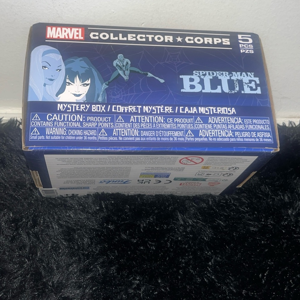Marvel Collector Corps Spider-Man Blue Mystery Box